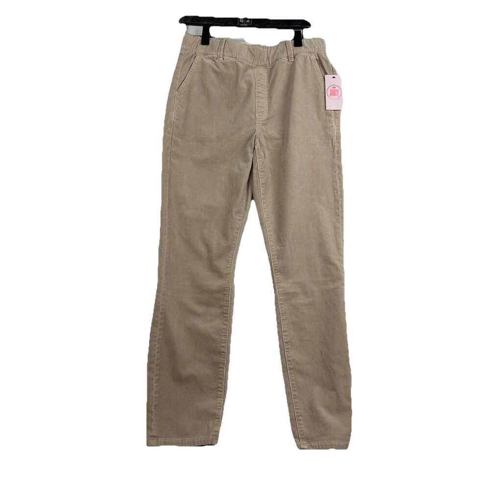 Juicy Couture California Skinny Corduroy Pants Womens Size 10 Beige Stretch
